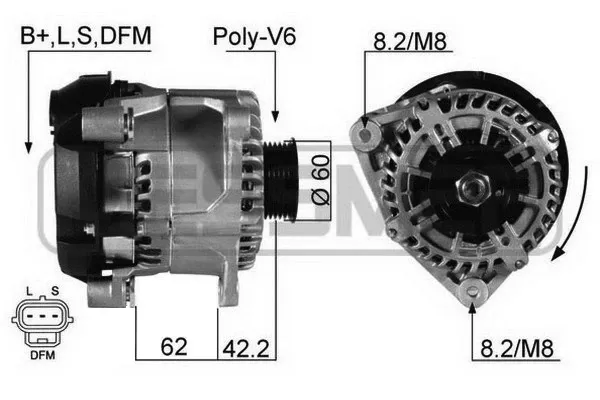 Alternador 210365 ERA