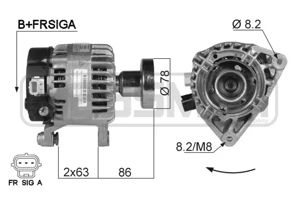 Alternador 210013A ERA