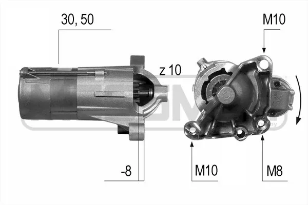 Motor de arranque 220526 ERA