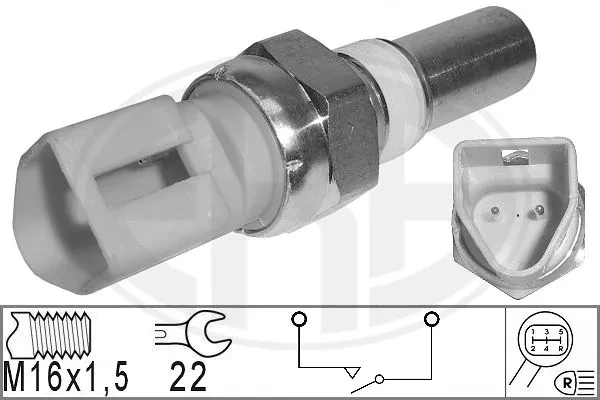 330263 ERA interruptor, piloto de marcha atrás