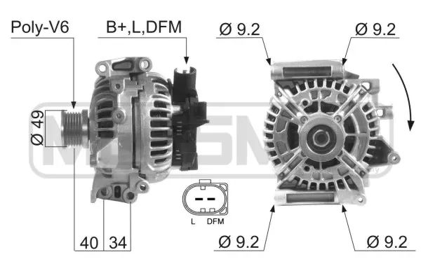 Alternador 210133A ERA