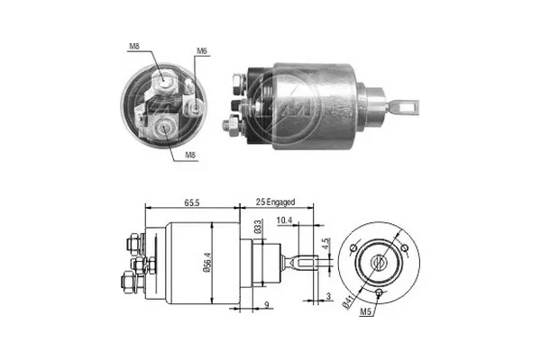Solenoide de arranque ZM4473 ERA