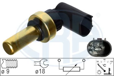 Sensor de temperatura del líquido refrigerante ERA 330757
