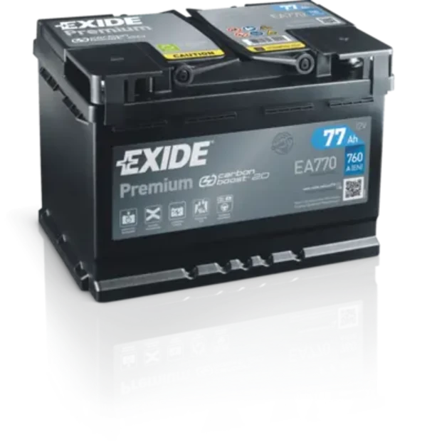 Batería de Arranque Exide Premium 77 ah 12 v B13 (EA770)