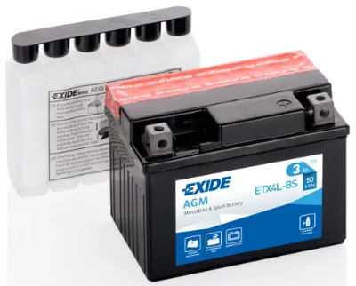 Batería de arranque EXIDE ETX4LBS