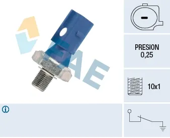 Sensor de presión de aceite 12870 FAE