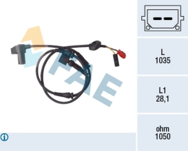 78100 FAE sensor abs delantero