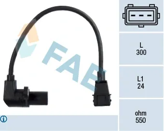 Sensor de posición del cigüeñal FAE 79218