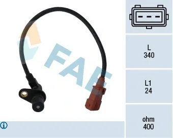 Sensor de posición del cigüeñal FAE 79034