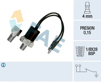 Sensor de presión de aceite FAE 12540