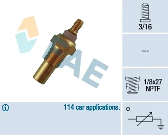 Sensor de temperatura 32190 FAE