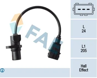 Sensor de cigüeñal 79389 FAE