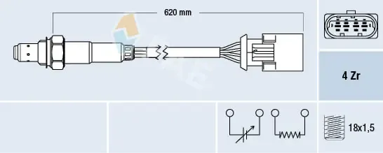 Sensor de oxígeno previo al catalizador 77396 FAE