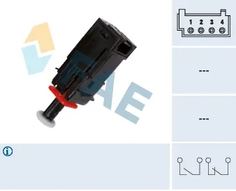 Interruptor de luz de freno 24795 FAE