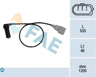 Sensor de posición del cigüeñal FAE 79067