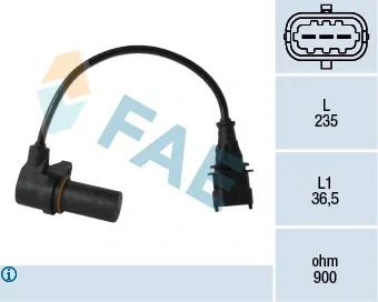 Sensor de posición del cigüeñal FAE 79068