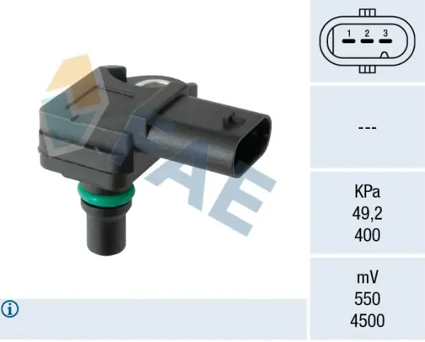Sensor de presión de sobrealimentación 15136 FAE