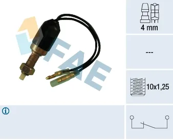 Interruptor de luz de freno 25080 FAE