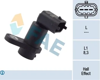 Sensor de árbol de levas 79193 FAE