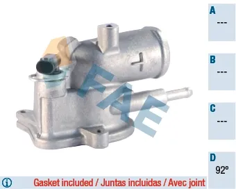 Caja de termostato 5350092 FAE