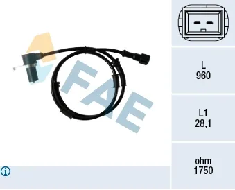 Sensor ABS 78350 FAE