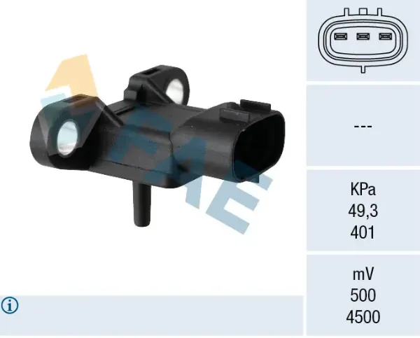 Sensor de presión de sobrealimentación 15155 FAE
