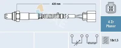 Sonda Lambda FAE 77288