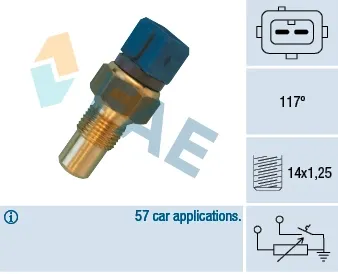 Sensor de temperatura 34440 FAE