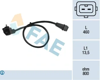 Sensor de cigüeñal 79018 FAE