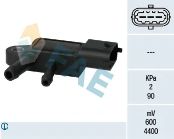 Sensor de presion gases de escape 16110 FAE