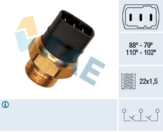 Sensor de temperatura 37840 FAE