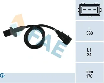 Sensor de cigüeñal 79004 FAE
