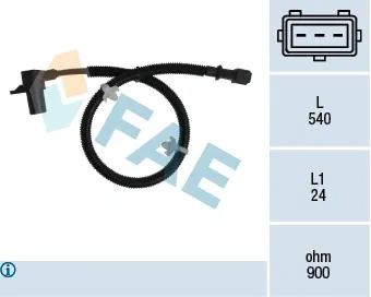 Sensor de posición del cigüeñal FAE 79301