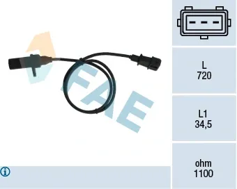 Sensor de posición del cigüeñal FAE 79006