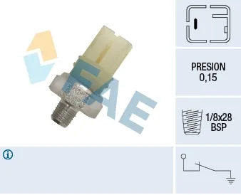 Sensor de presión de aceite 12420 FAE