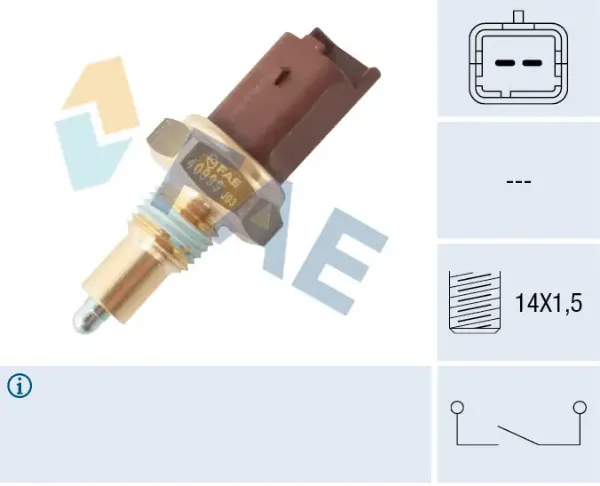 Sensor de marcha atrás 40999 FAE