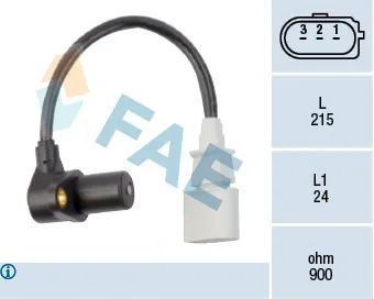 Sensor de cigüeñal 79048 FAE