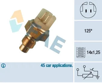 Sensor de temperatura 34040 FAE