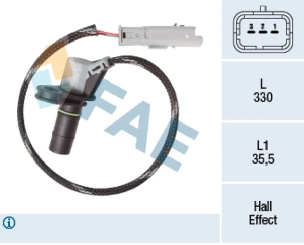 Sensor de velocidad Citroen C3 AIRCROSS II (2R, 2C)
