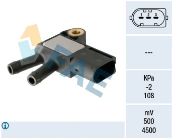 Sensor de presion gases de escape 16116 FAE