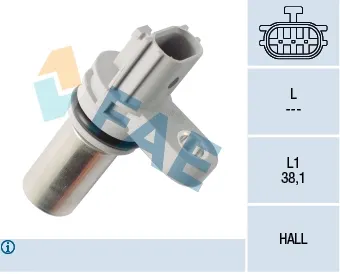 Sensor de cigüeñal 79380 FAE