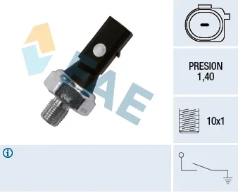 Sensor de presión de aceite 12885 FAE