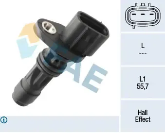 Sensor de cigüeñal 79486 FAE