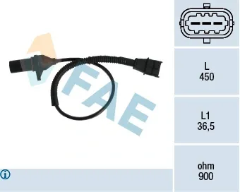Sensor de posición del cigüeñal FAE 79333