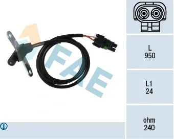 Sensor de posición del cigüeñal FAE 79026