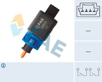 Interruptor de luz de freno 24909 FAE