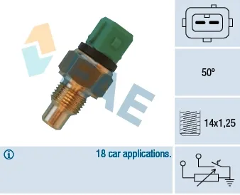 Sensor de temperatura 34430 FAE
