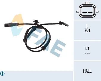 Sensor ABS 78096 FAE