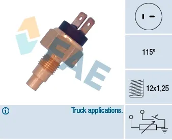 Sensor de temperatura del líquido refrigerante FAE 34470
