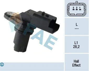 Sensor de posición del árbol de levas FAE 79306